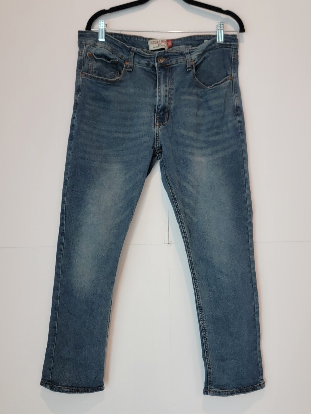 Hudson & Barrow NYC Slim Stretch Jeans Men’s 36x30 Medium Wash